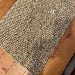 Lia Sophia necklace and earring set